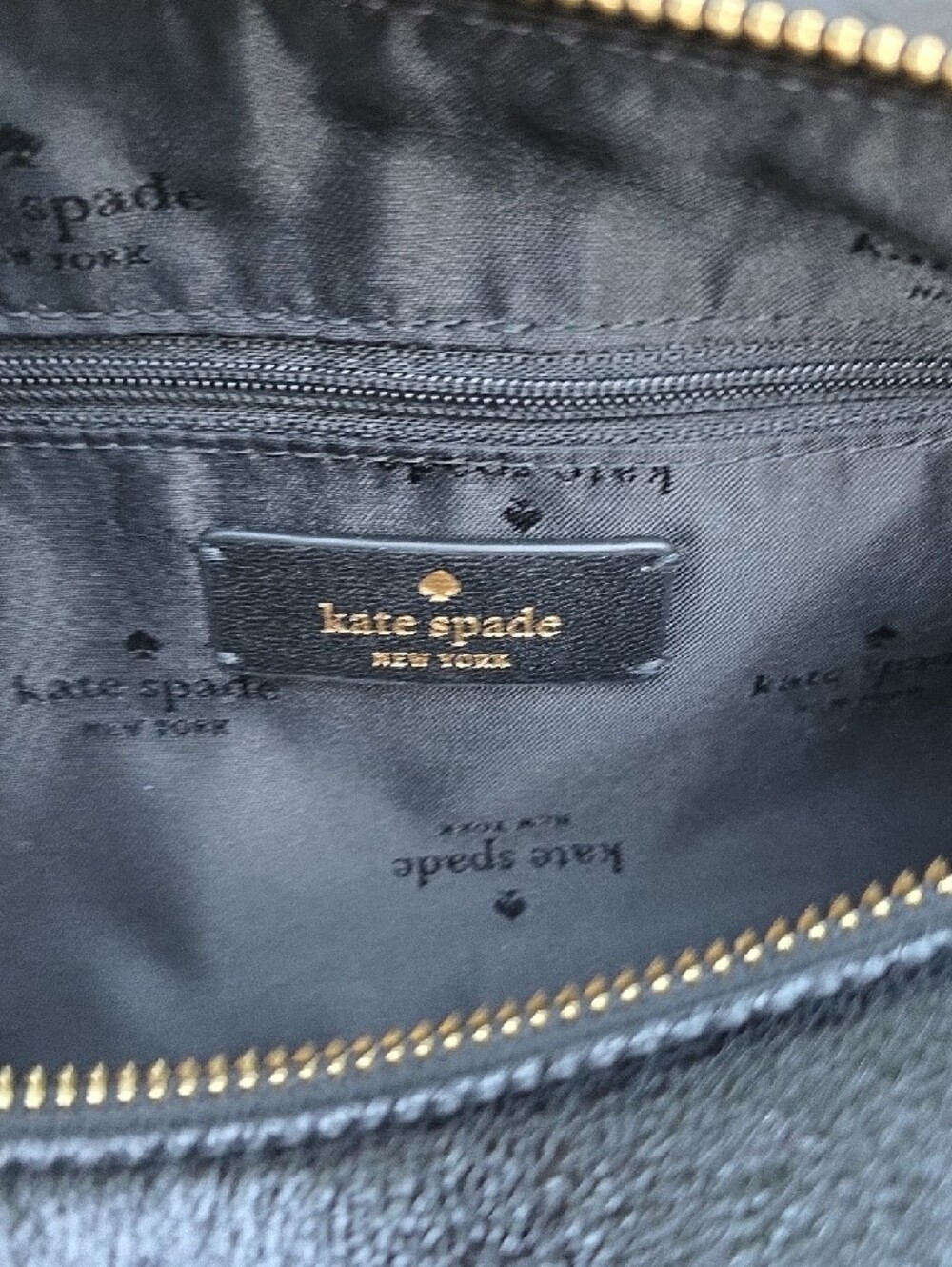 kate spade Black Barrel Satchel with Gold Hardware - Picture 5 of 6